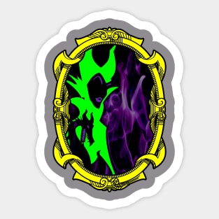 Maleficent Mirror Mirror Sticker